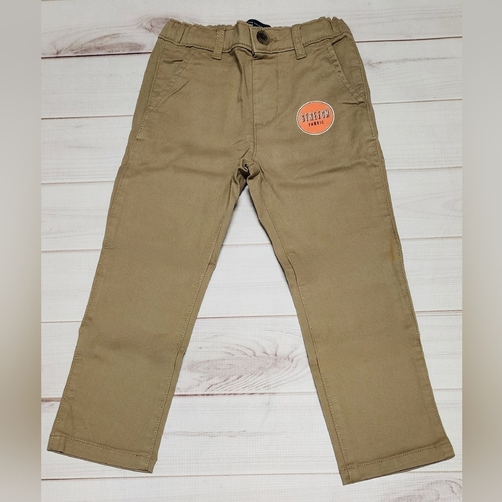 The Children's Place Toddler Boys Stretch Skinny Chino Pants 4T -New Without Tag